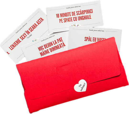 Voucher Cadou Pentru Iubit 25 Carduri Mesaje Diferite