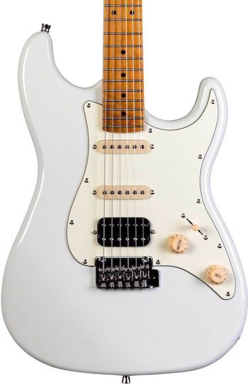 Jet Guitars Js400 Σετ Ηλεκτρική Κιθάρα ST Style με HSS Διάταξη Μαγνητών Λευκή με Θήκη