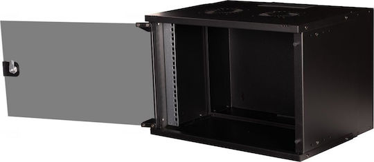 Equip Wandmontiert Rack-Schrank 54x40cm Schwarz EWM-07-5440-B