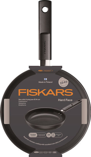 Fiskars Tigaie Hard Face Din Aluminiu Cu Acoperire Antiaderentă 24cm