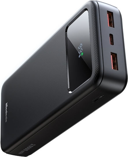 Mcdodo MC-4230 Power Bank 20000mAh 22.5W με 2 Θύρες USB-A και Θύρα USB-C Power Delivery / Quick Charge 3.0 Μαύρο