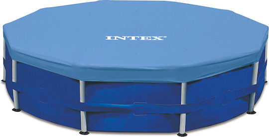 Intex Sun Protective Round Pool Cover Prism & Metal Frame with Frame Diameter 366cm 1pcs