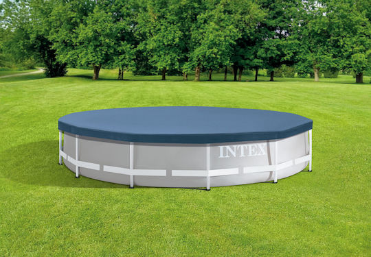 Intex Sun Protective Round Pool Cover Prism & Metal Frame with Frame Diameter 366cm 1pcs