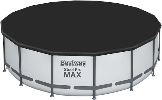 Bestway Frame Προστατευτικό Κάλυμμα Πισίνας Μπλε 488x120εκ.