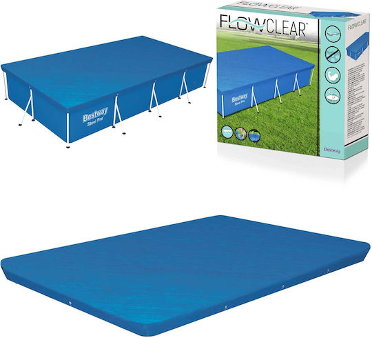 Bestway Protective Pool Cover Parallelogram Blue 400x211cm