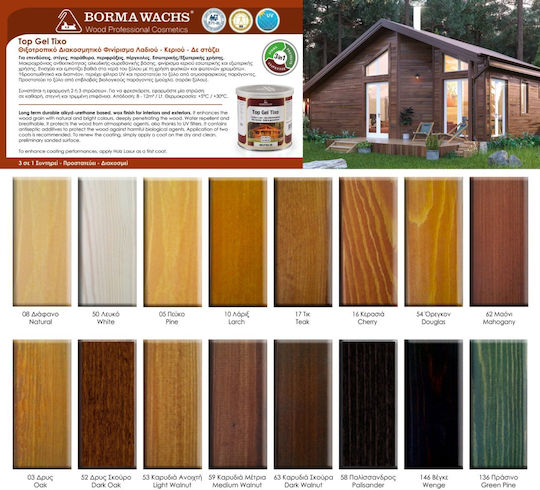Borma Wachs Top Gel Tixo 50 Weiß 2.5Es