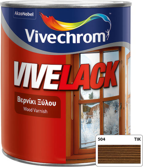 Vivechrom Vivelack Βερνίκι Επιφάνειας 504 Τικ Γυαλιστερό 750ml
