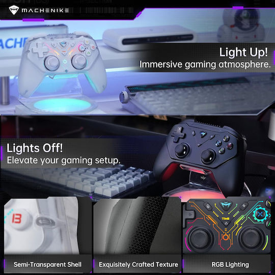 Machenike G3S Kabellos Gamepad für Android / PC / Schalter Schwarz
