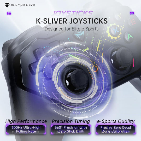 Machenike G3S Kabellos Gamepad für Android / PC / Schalter Schwarz