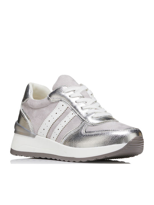 Γυναικεία Sneakers Ασημί