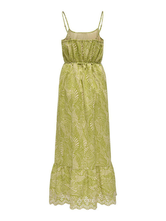 Only Life Mit Spitze Kleid Ganztägig Gelbe Only Life Mit Spitze Kleid Ganztägig Gelbe
