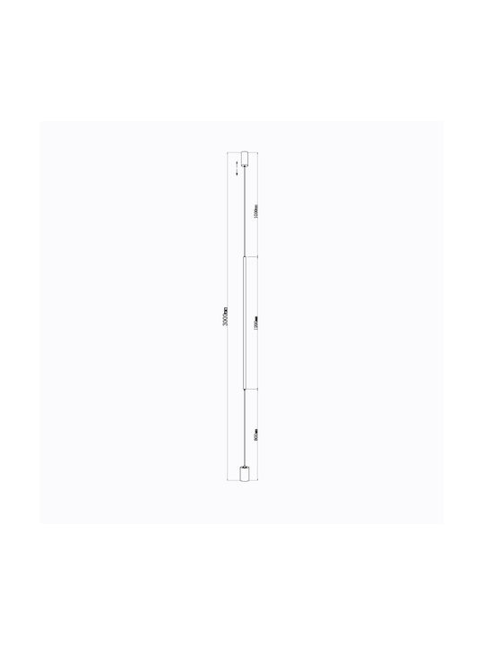 Sun Light LED Φωτιστικό Δαπέδου Υ300εκ. Μαύρο Sun Light LED Φωτιστικό Δαπέδου Υ300εκ. Μαύρο