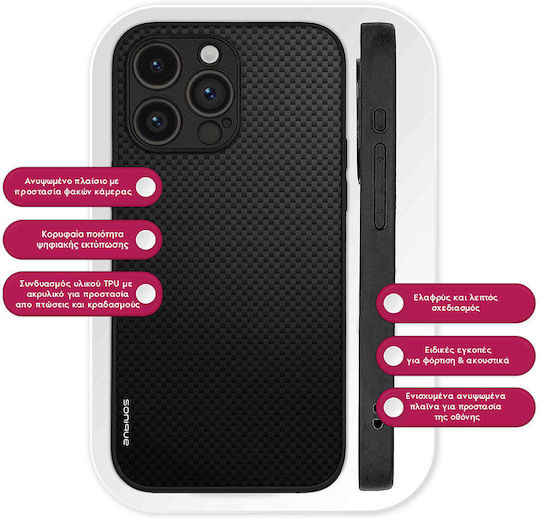Калъф Sonique Carbon Series за OnePlus Nord CE 2 Lite 5G Черен 01