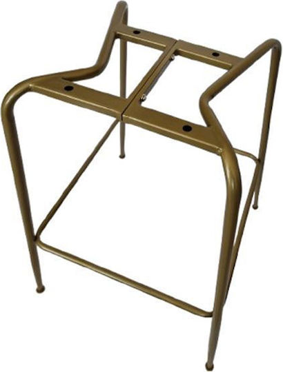 Scaune Bar Tapițat cu Catifea Isadora Albastru 48x42x108buc