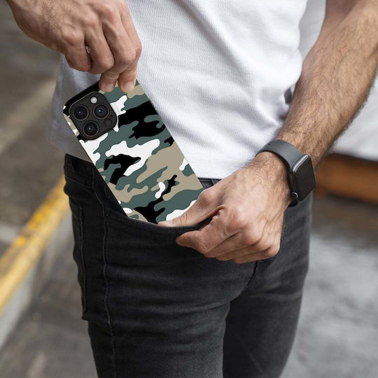 Калъф Sonique Camouflage Army Series за Motorola Moto G84 5G Хаки