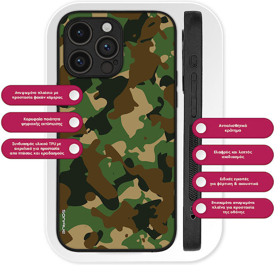 Sonique Camouflage Army Series Hülle für OnePlus Nord 3 5G Grün