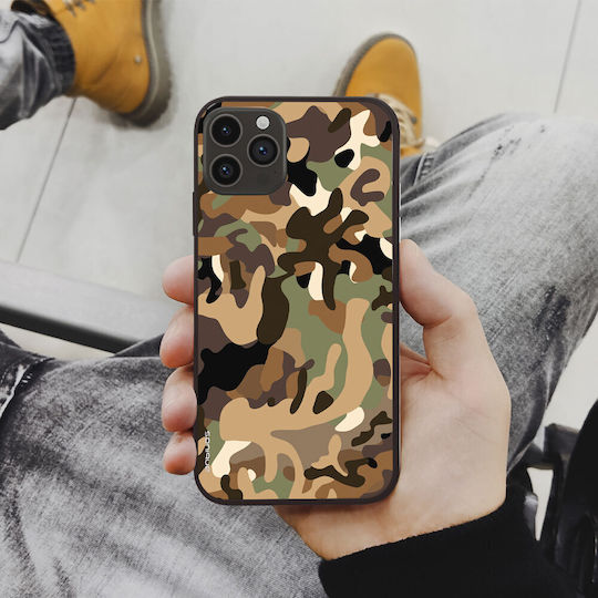 Калъф Sonique Camouflage Army Series за Oneplus 12r 5g кафяв