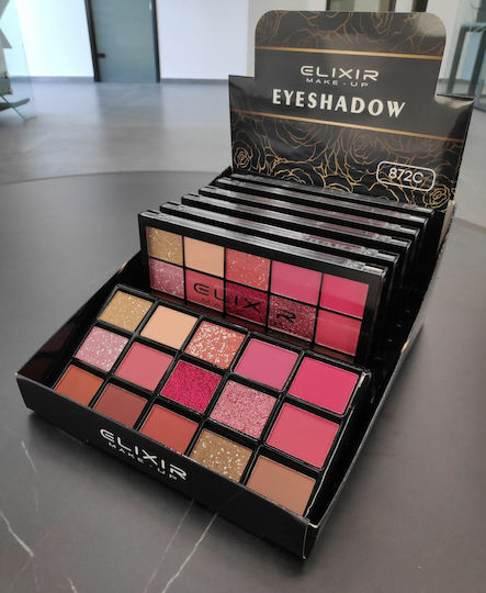 Elixir Eye Shadow Palette in Solid Form Dizzy Fuchsia 872c 15.5gr