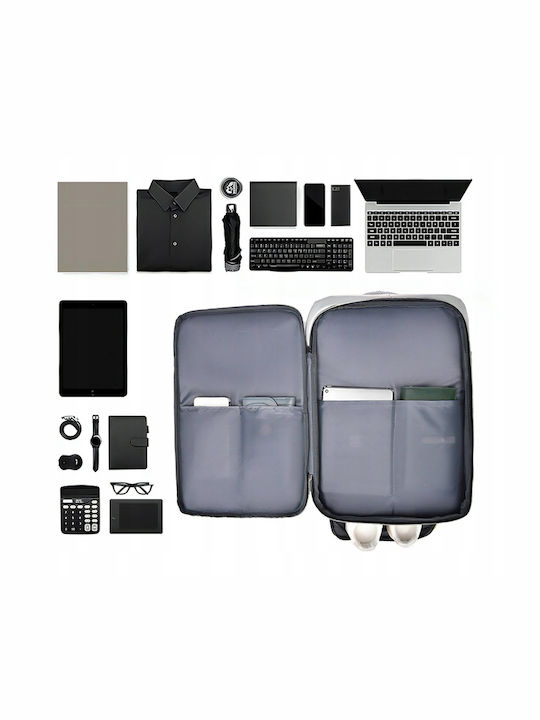 Travel Backpack 17-inch Laptop Space Ideal Flights Cabin Compatible Multifunctional Newevo Backpack Waterproof Usb Charging Port Multiple Pockets Capacity