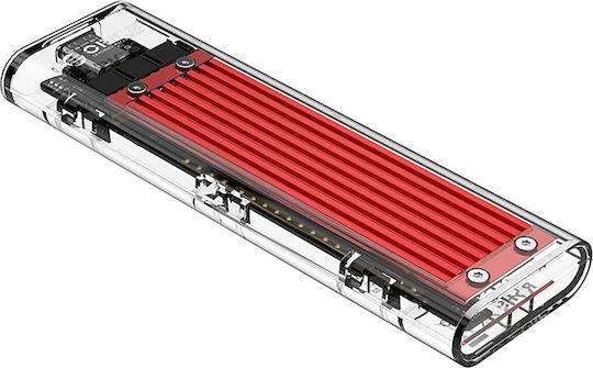 Orico TCM2-C3 Case for Hard Drive M.2 PCI Express with Connection Type-C Red