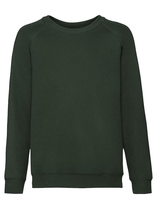 Fruit of the Loom Παιδικό Φούτερ Bottle Green