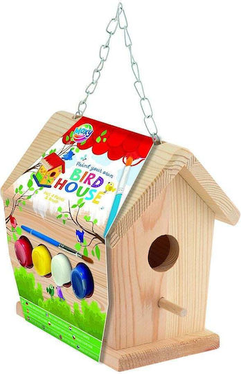 Creative Diy Painting Set Wooden Birdhouse