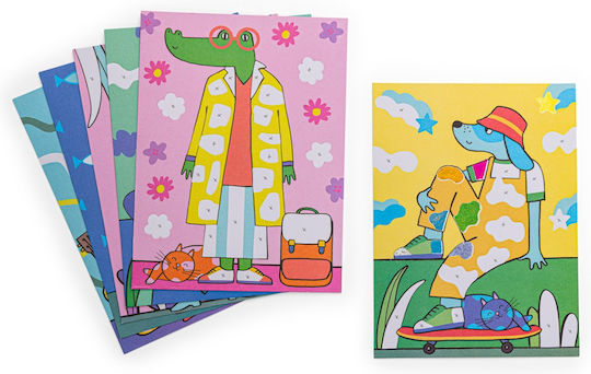 Creative Game Fantastic Boards Funny Animals Moulin Roty