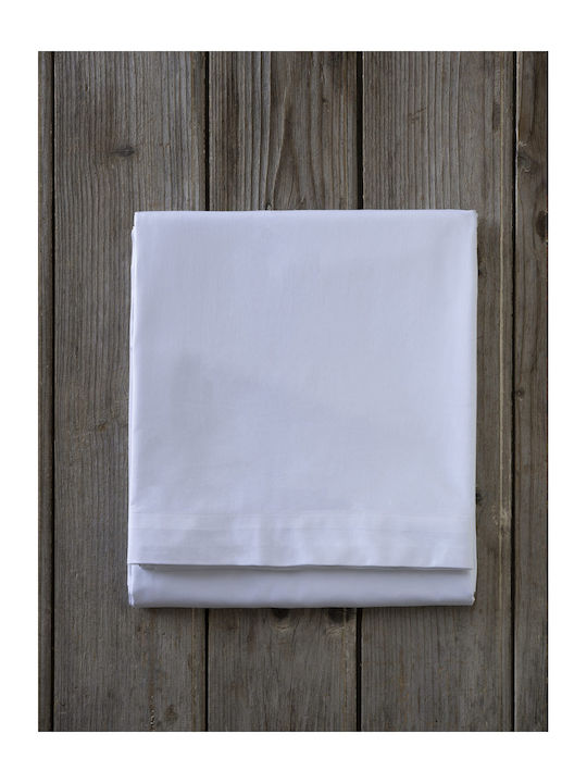 Nima Hotelling Σεντόνι Ημίδιπλο 180x260εκ. Λευκό