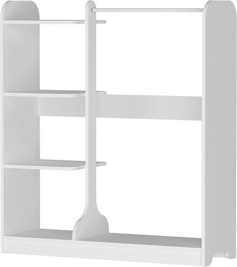 Rozesme Entry Furniture with Shoe Rack White 120x40x135cm