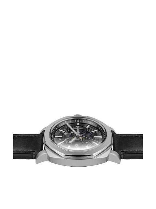 Ingersoll Men's Watch Battery with Black Leather Strap