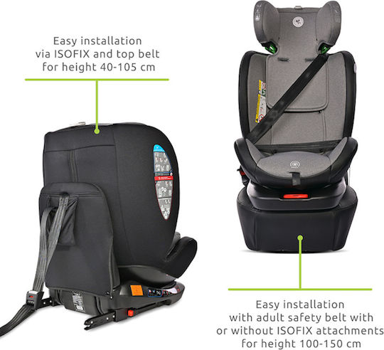 Lorelli Ares Καθισματάκι Αυτοκινήτου i-Size με Isofix Green 0-36 kg