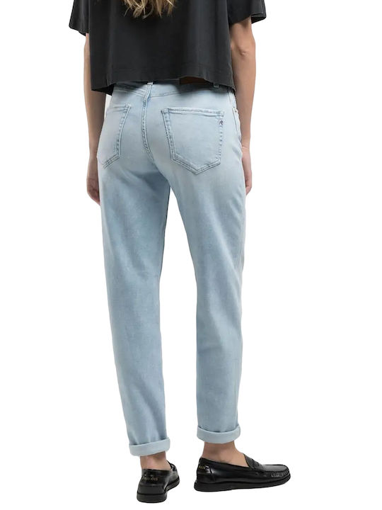 Keida Women's Jean Trousers in Balloon Line Light Blue