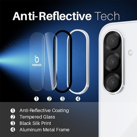 Προστασίας Προστασία Κάμερας Tempered Glass Ασημί για το Samsung Galaxy A36 5G