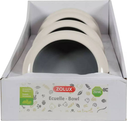 Zolux Μπολ Τροφής για Τρωκτικά 250ml Γκρι