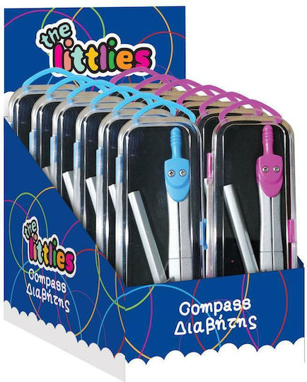 The Littlies Μεταλλικός Διαβήτης με Μολύβι σε Κουτί Γαλάζιο
