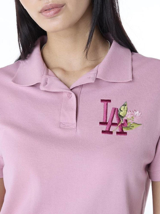 60596553 New Era Wmns MLB Tennis Dress Los Angeles Dodgers Ash Pink Color