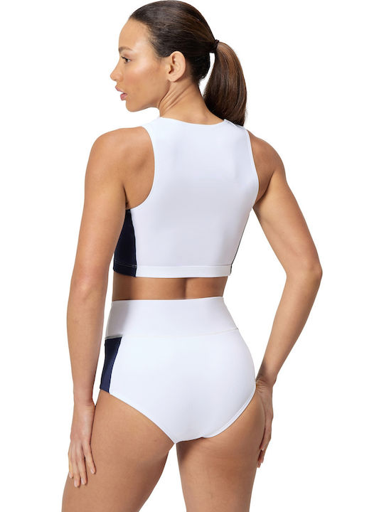 Speedo Women's Cb Crop Top White