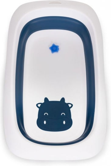 Ecotoys Cadă pliabilă pentru bebeluși Albastru