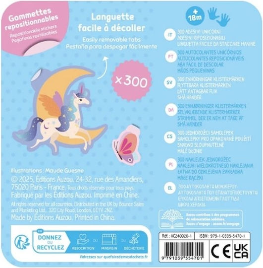 Auzou Aufkleber Unicorns