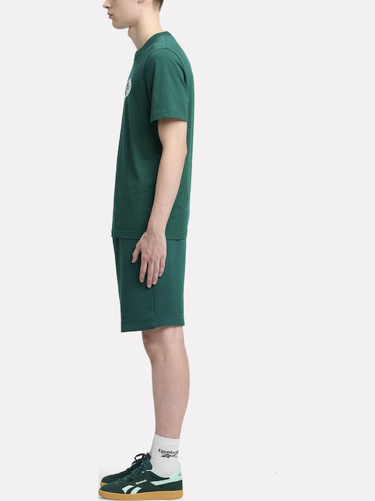Reebok Men's Identity Small Logo Ft Short Green