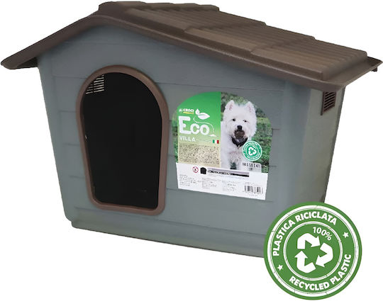 Pet Camelot Eco Dog House Plastic Outdoor Brown 79x50x60cm