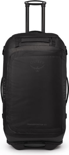 Osprey Σακ Βουαγιάζ 90lt Μαύρο με Ρόδες Υφασμάτινο M90εκ.