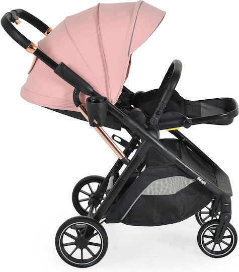 Moni Bingo Verstellbar Kinderwagen Geeignet für Neugeborene Pink Icing