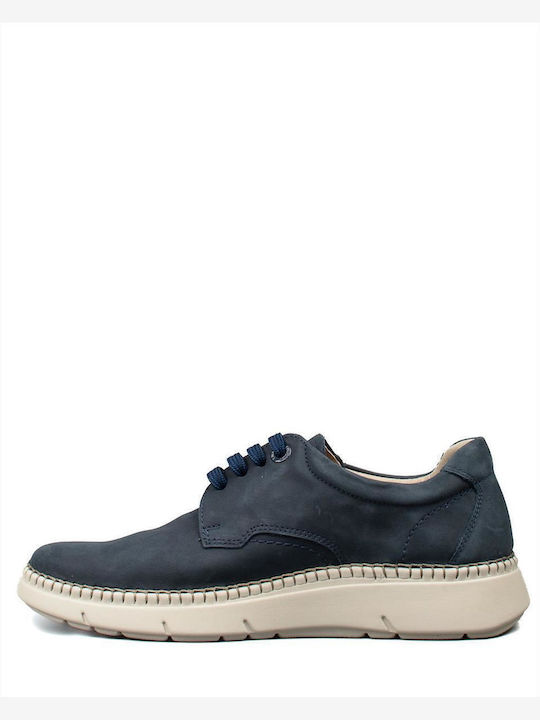 Men's Leather Casual Shoes Blue