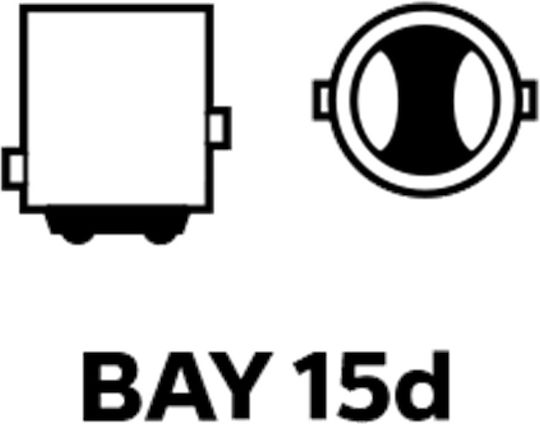 Photon Λάμπες Αυτοκινήτου P21/5W-BAY15D-1157 LED 6000K Ψυχρό Λευκό 12-24V 2τμχ