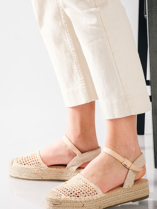 The Shoemart Damenplattformen im Espadrilles-Stil