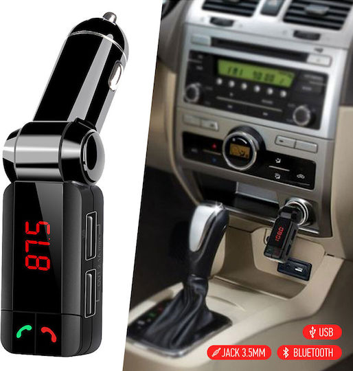 ACP FM Transmitter Αυτοκινήτου με Bluetooth / MicroSD / USB / AUX