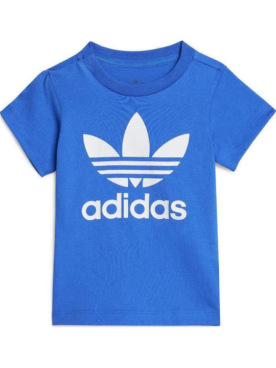 adidas Kids Set with Shorts Blue 2 Pieces adidas Kids Set with Shorts Blue 2 Pieces