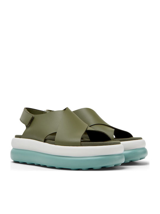 Camper Δερμάτινα Σανδάλια Πράσινα Camper Δερμάτινα Σανδάλια Πράσινα