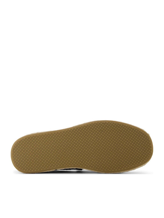 Santiago Suede Men's Espadrilles in Black Color